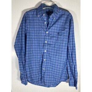Ralph Lauren • Blue Label Classic Fit Pony • Vintage Oxford Shirt Mens (M) 90s